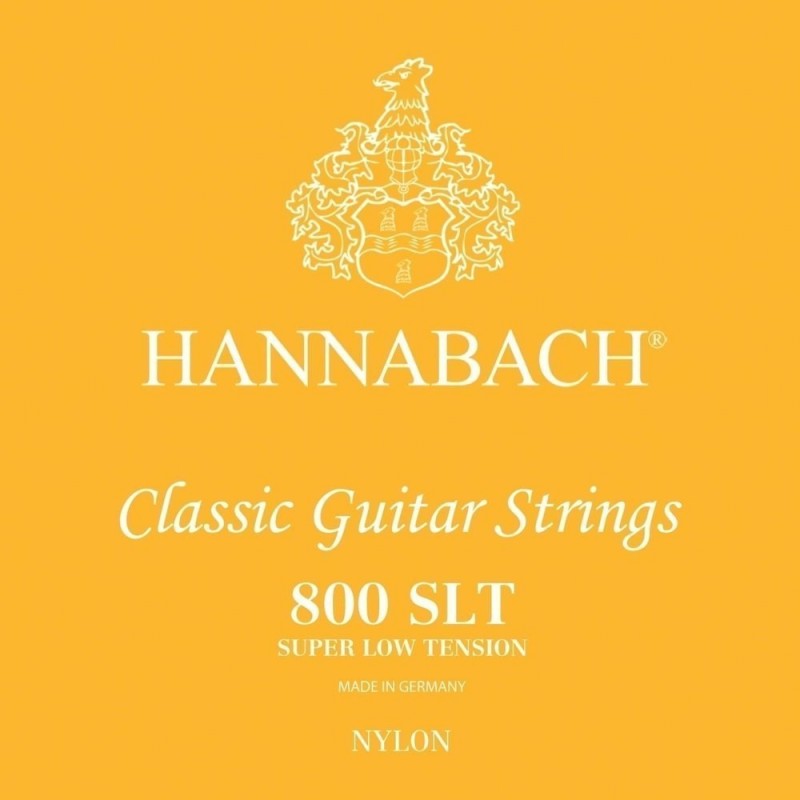 Hannabach 7164782 Struny do gitary klasycznej Serie 800 Super Low Tension Posrebrzany